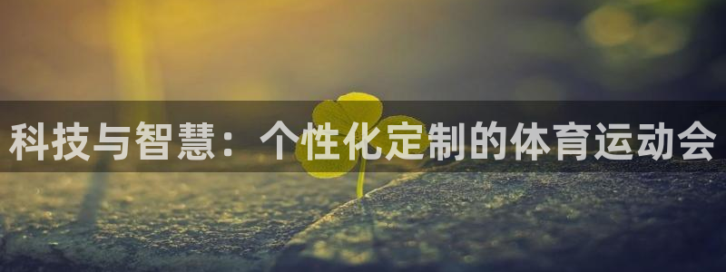三亿体育：科技与智慧：个性化定制的体育运动会